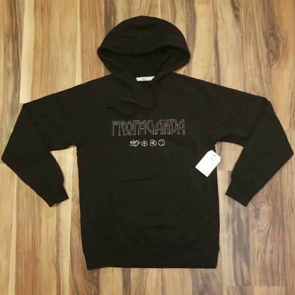 obey distant black hoodie